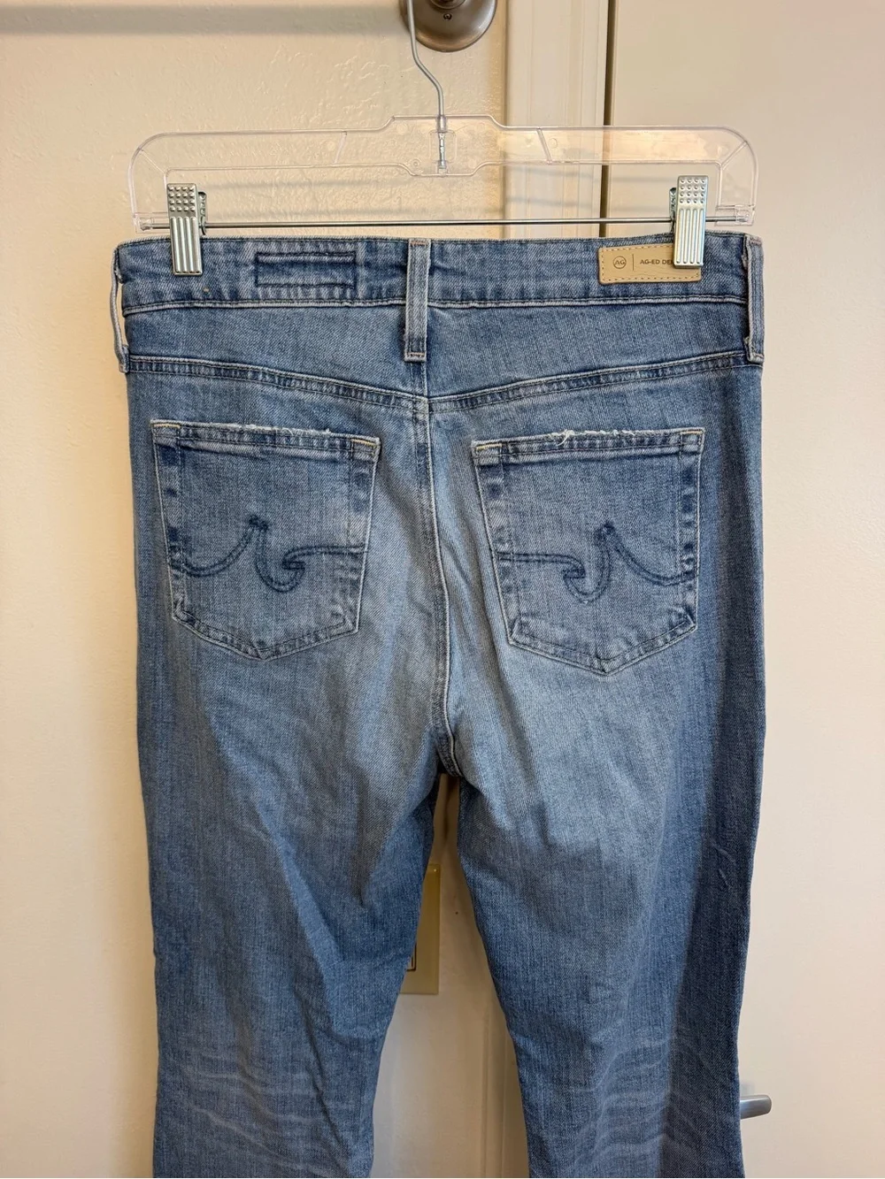 AG Adriano Goldschmied Farrah Bootcut Raw Hem Jeans Women’s 27x32